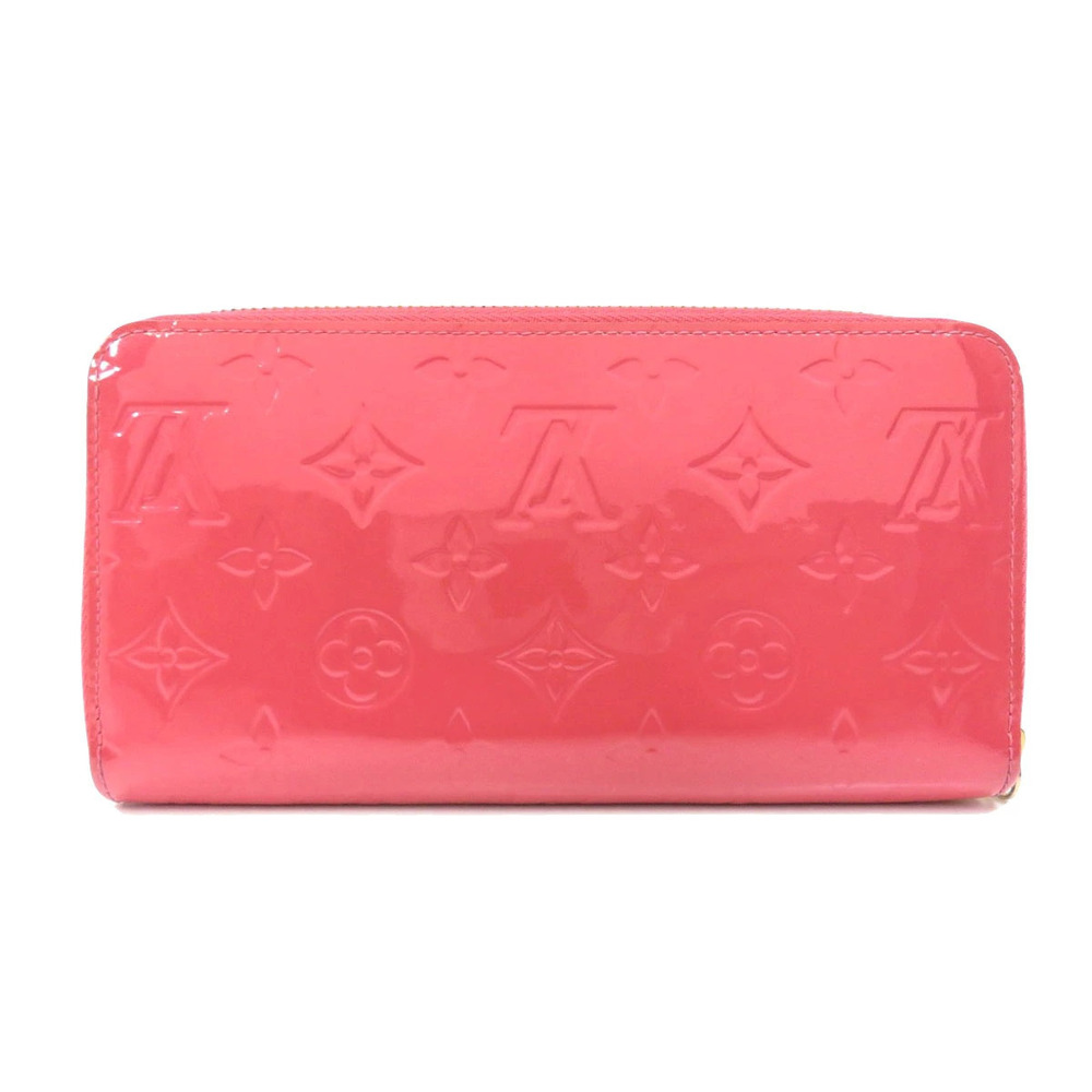 Louis Vuitton Vernis coin Long purse Zippy Wallet Black